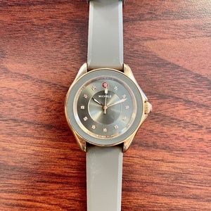 Michele Cape Sunburst Topaz Dial Ladies Watch MWW27A000005